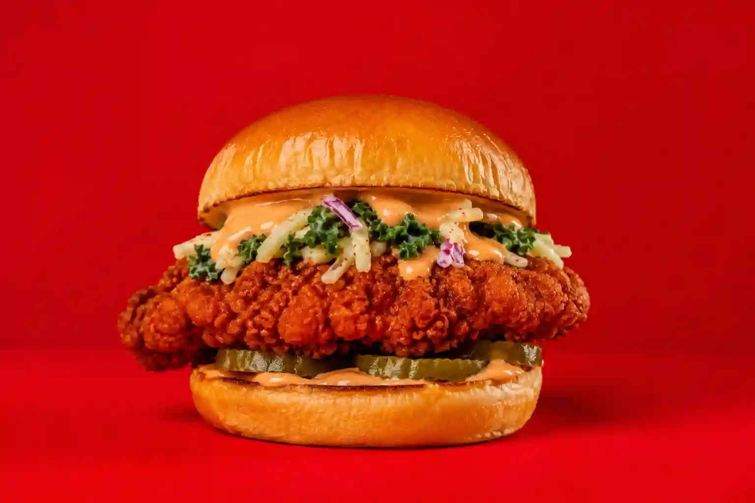 Filling Enough Chicken Slider in Dave's Hot Chicken