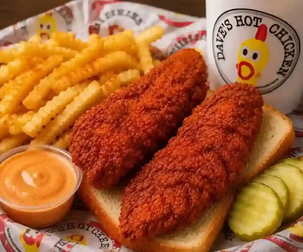 Two Tendes Combo of Dave's Hot Chicken